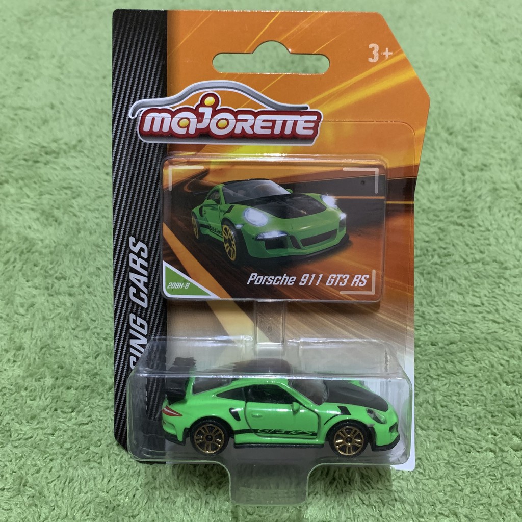 MAJORETTE 美捷輪小汽車 PORSCHE 911 GT3 RS 黑綠色