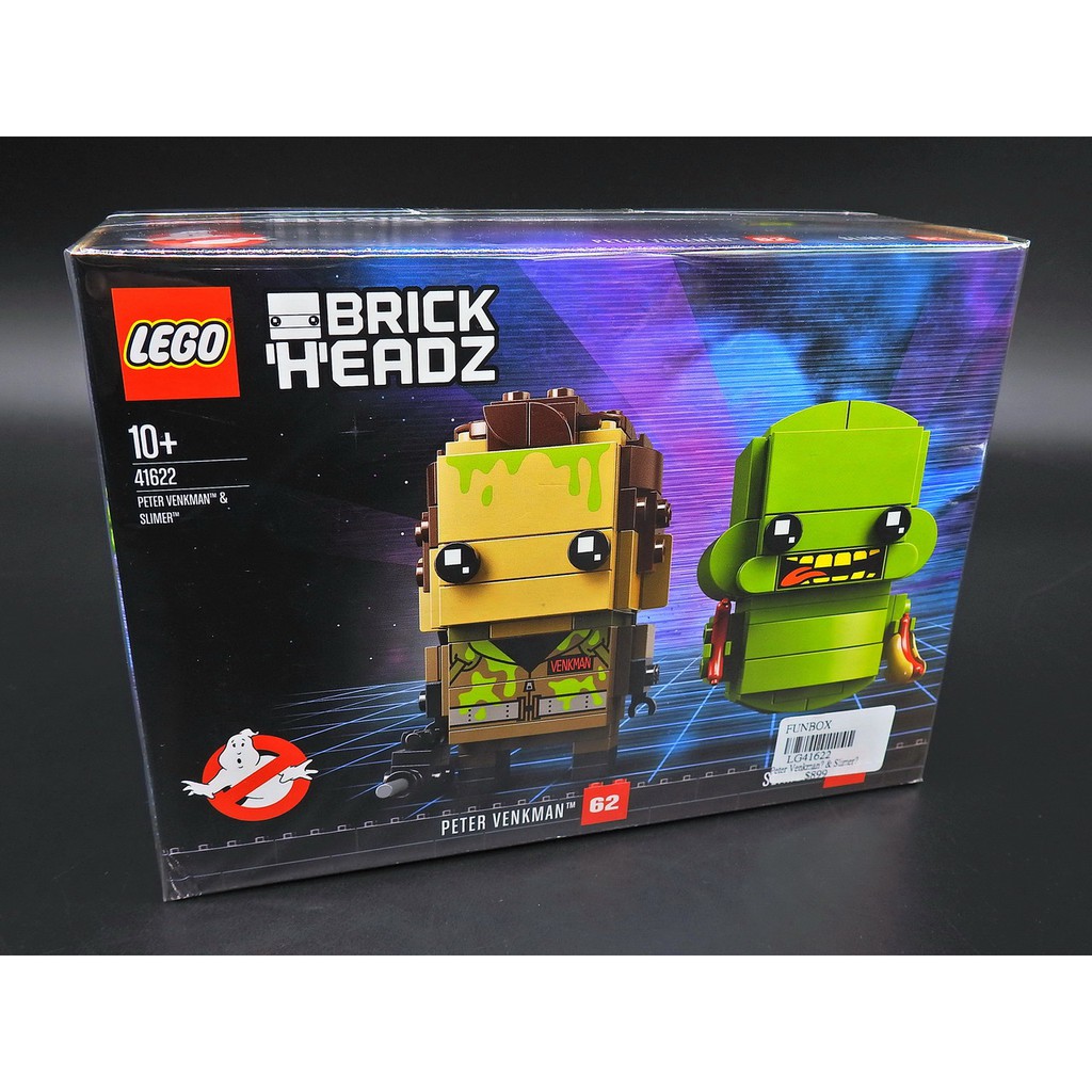 LEGO 2018 41622 BRICKHEADZ 魔鬼剋星 彼得文克曼＆史萊姆 SLIMER 樂高 大頭 B144