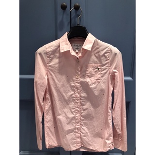 Arnold Palmer雨傘牌專櫃正品/粉色/女款/長袖休閒襯衫