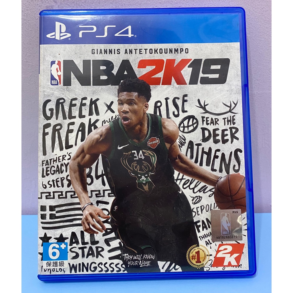 [限時二手出清]PS4遊戲片：【NBA2K19】