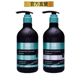 臺塑生醫Dr’s Formula 受損修護洗髮精580g+受損修護潤絲乳530g二入組