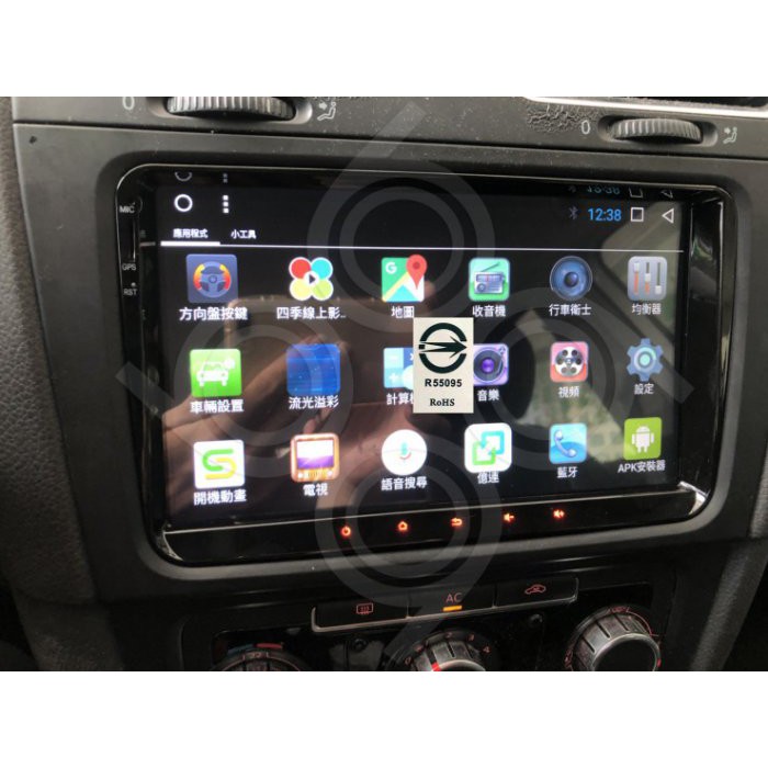 Volkswagen 福斯gti 9吋福斯專用機 Android 觸控螢幕 Usb 導航 網路電視 一年保固台南店 蝦皮購物