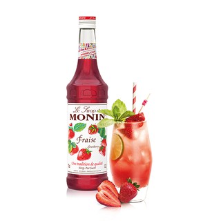免運【寵麻吉】Monin糖漿-草莓700ml