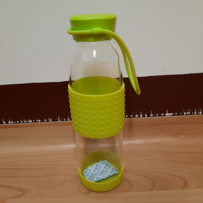 全新 玻璃瓶 玻璃隨身瓶 隨身瓶 玻璃隨手瓶 環保瓶 500ml