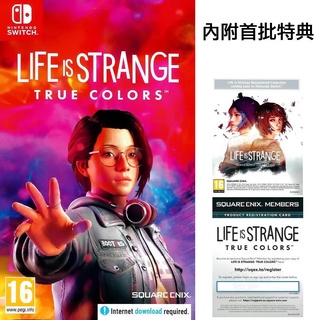 【全新未拆】任天堂 SWITCH NS 奇異人生 本色 LIFE IS STRANG 中文版 內附首批特典 台中恐龍電玩
