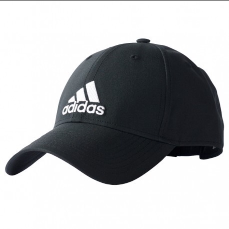 ADIDAS 6PCAP LTWGT EMB 黑色 刺繡 經典 可調式 老帽 棒球帽 S98159