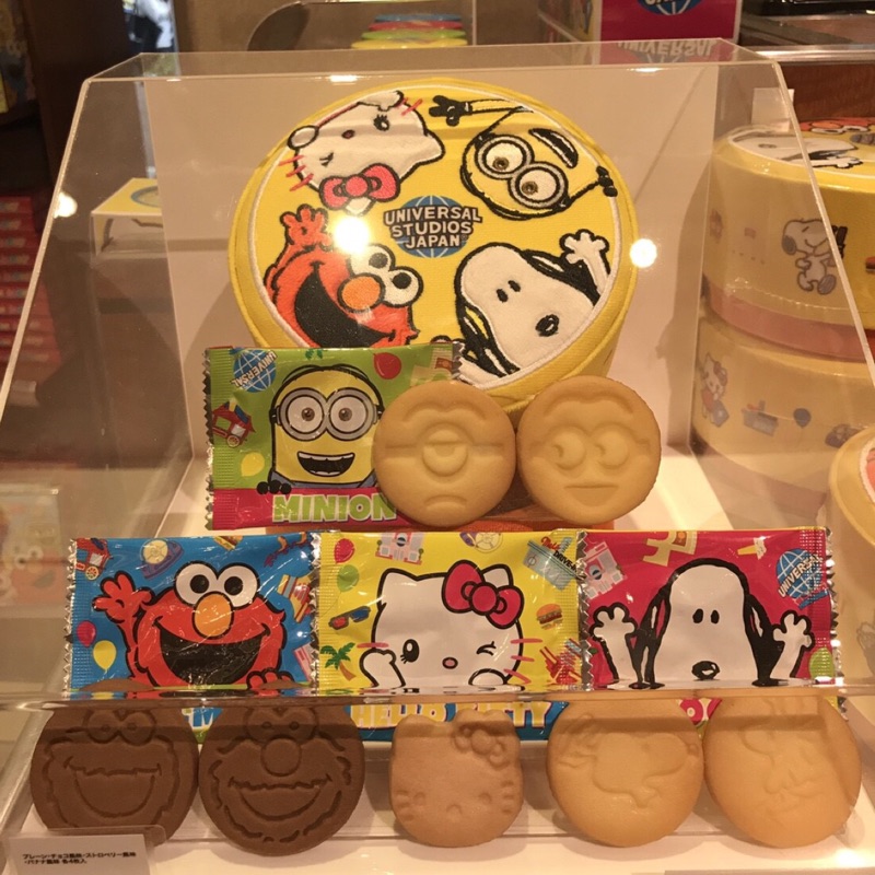 日本代購 大阪環球影城 圓型餅乾盒 預購