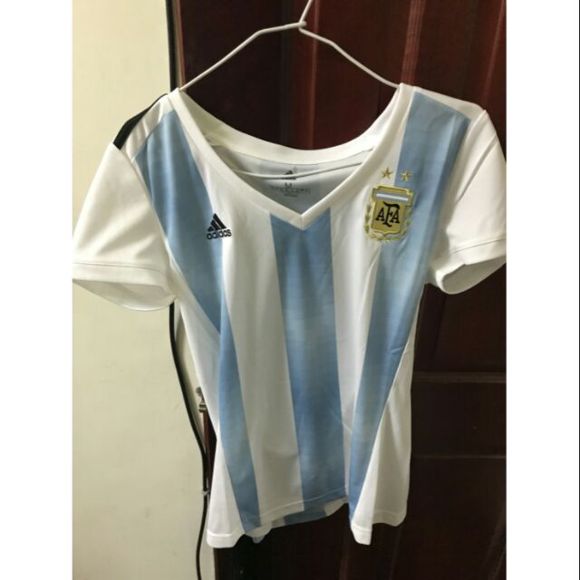 【全新】ADIDAS Argentina Home Replica 女裝 短袖 V領 世足賽 世界盃 阿根廷 白藍