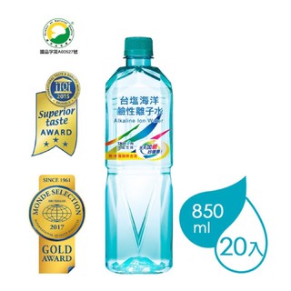 台鹽海洋鹼性離子水（850ml*20瓶/箱