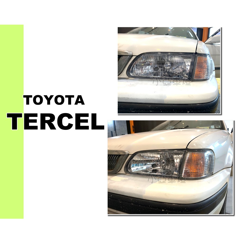 小亞車燈＊全新 TOYOTA TERCEL 99 00 01 02 年 原廠型 晶鑽 大燈 一顆750元(不含角燈)