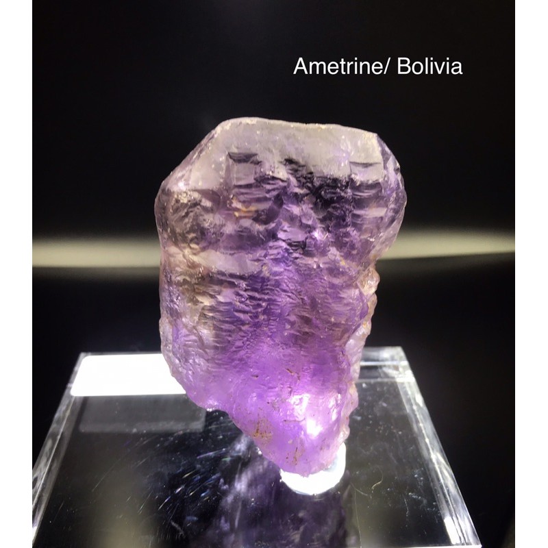 【石人晶礦】玻利維亞蝕刻紫黃晶