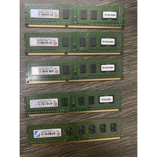 創見 二手 4G DDR3 1600 & 4G DDR3-333 單面 桌上型記憶體 個人保固 2 天 ~ 人損不保