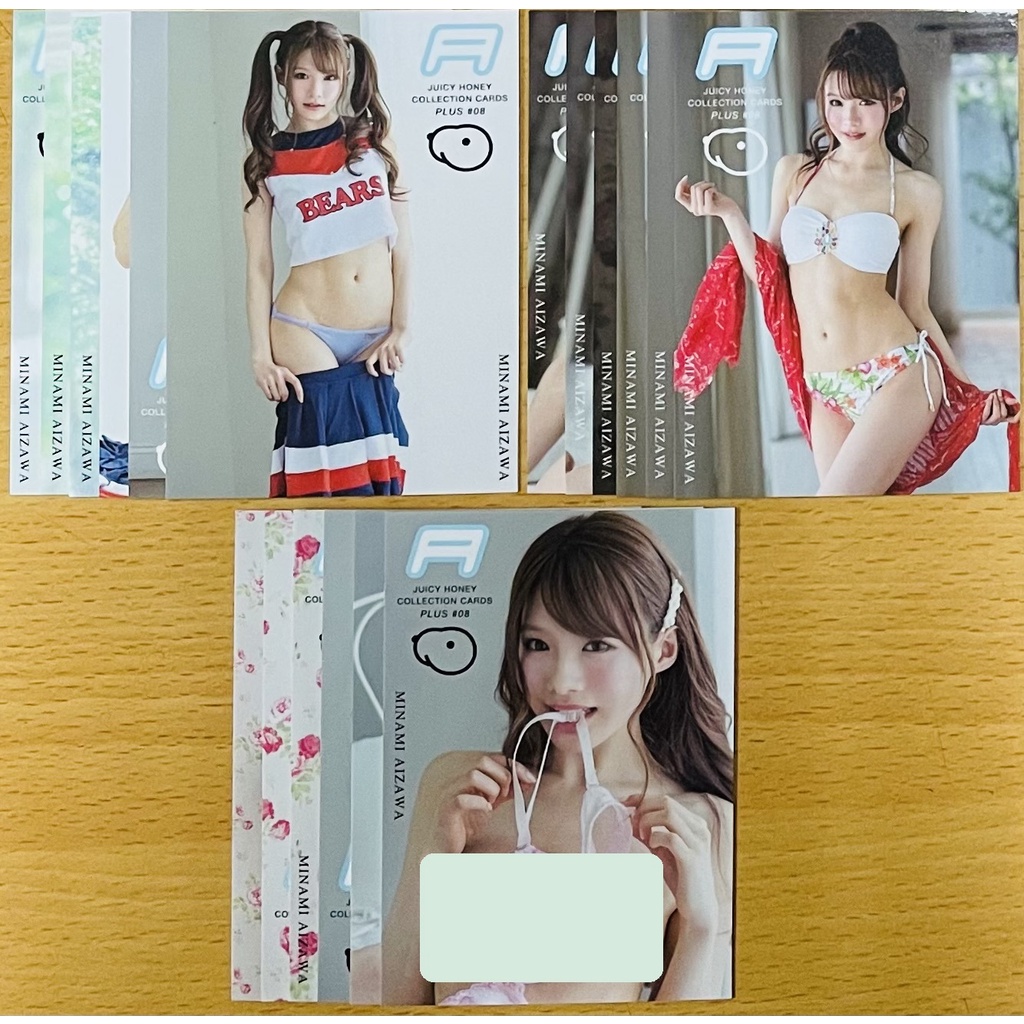 相澤南 單人1套 18張 寫真卡 Juicy Honey Plus #8 Minami Aizawa 啦啦隊