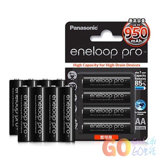 〈GO生活〉Panasonic 國際牌 eneloop 500次 4號AAA 低自放 充電電池 PRO