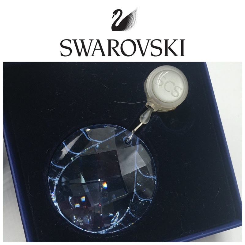 二手真品 SWAROVSKI 施華洛世奇 SCS施華洛世奇水晶會 擺件  飾品 Z466