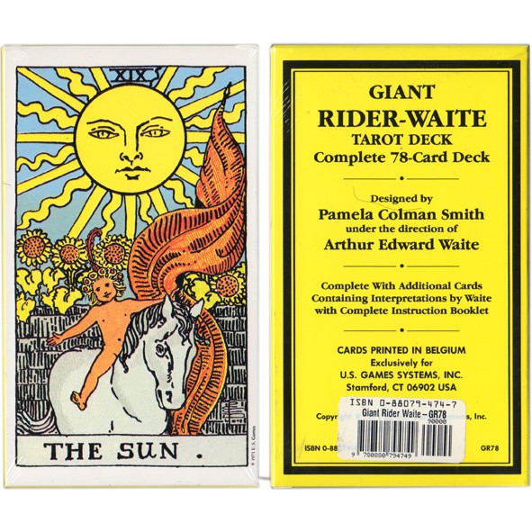 【牌的世界】 萊德偉特塔羅牌(巨大版)Giant Rider-Waite Tarot Deck現貨 原版(附中文)萊得