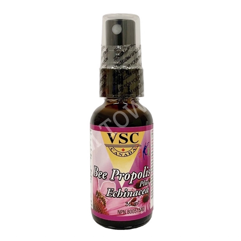 【加拿大VSC】紫錐花蜂膠噴霧 30ml [保存期限12/2025]『鐵道鎮進口食品』