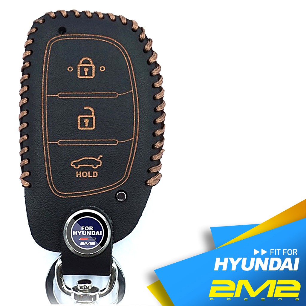 【2M2】HYUNDAI New Tucson Elantra Verna 現代汽車 感應鑰匙套 鑰匙皮套 手工皮套