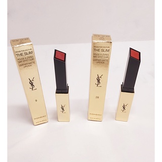 預購⚡ YSL 奢華緞面絲絨唇膏 小金條 Rouge Pur Couture Slim Matte Lipstick