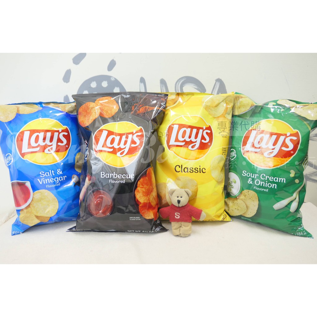 【Sunny Buy】◎現貨◎ Lay's 樂事 洋芋片 鹽醋 蜂蜜BBQ 香蔥奶焗 炭烤 184g 美國進口版 短效期