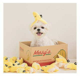 【NiNiJA (犬)】寵物玩具-韓國Bite me 瑪力蕉蕉 益智玩具 嗅聞玩具