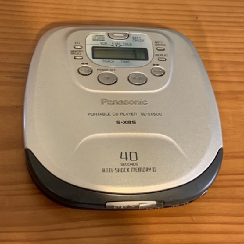 Panasonic國際牌CD Player隨身聽 SL-SX500 銀色 附原廠插線遙控器