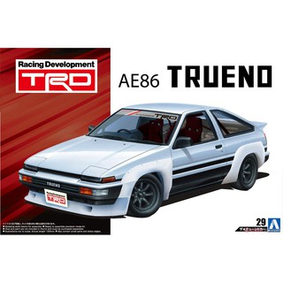 (大鳥叔叔模型) AOSHIMA 青島 29 1/24 TRD AE86 TRUENO