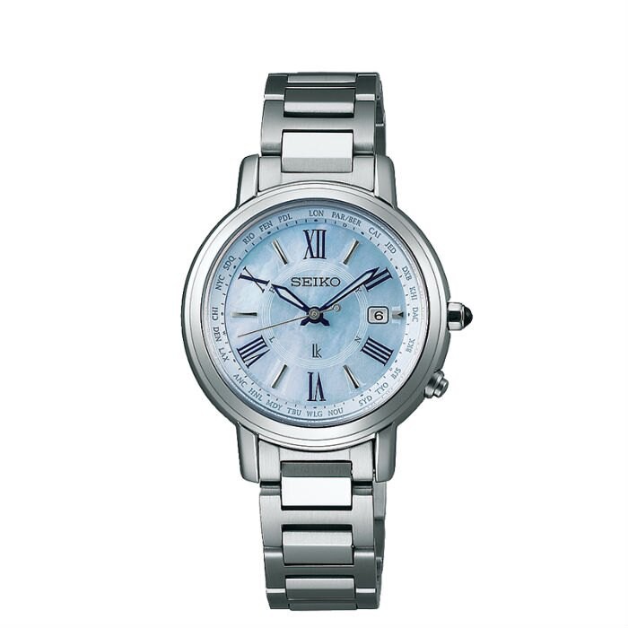 人気モデル　軽量チタン　セイコー　ルキア　電波ソーラ世界時計　SSQV020 楽天市場】セイコー ルキア SSQV020 ワールドタイム 電波