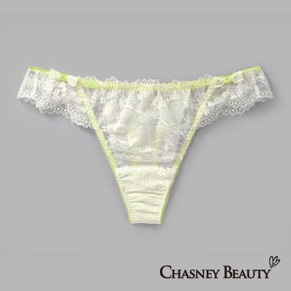 Chasney Beauty檸檬香蕾絲丁褲S(檸檬白)