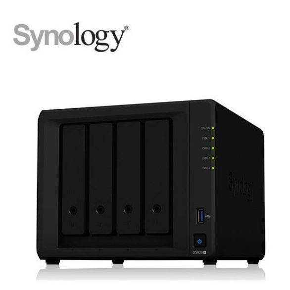 Synology DS920+ 網路儲存伺服器(含希捷特4TBHDD兩顆)