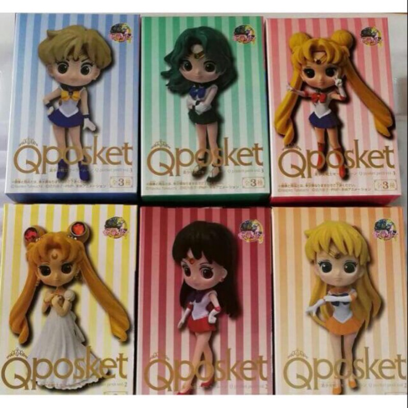 Qposket 美少女戰士模型附彩盒中原可面交 蝦皮購物