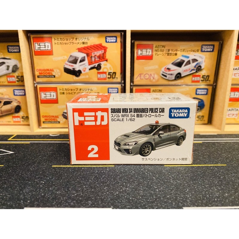 《警車》Tomica No.2 Subaru WRX S4 覆面警車 Unmarked Police Car 速霸陸