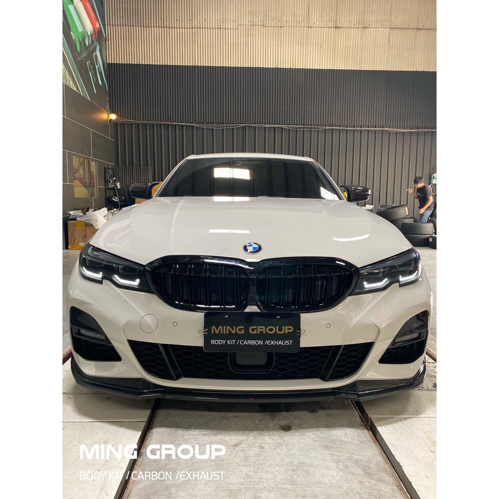【MING GROUP國際】BMW G20 雙線亮黑水箱罩 現貨供應