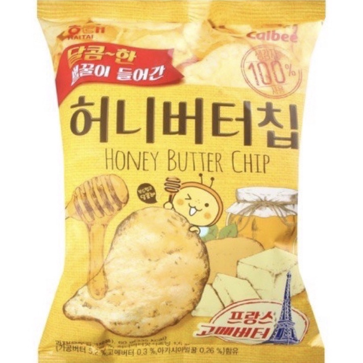 韓國 海太 Haitai Calbee 蜂蜜奶油風味洋芋片