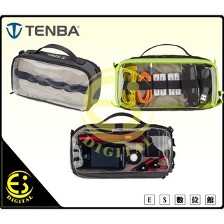 ES數位 天霸Tenba Tools Cable Duo 4多功能配件包 電線袋 配件袋 清檸色 灰色 放麥克風不彎曲