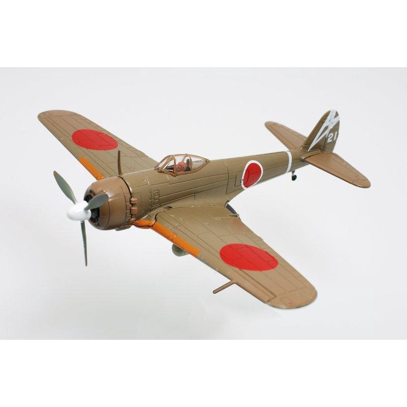 模王 風起 二戰日本零戰金屬飛機完成品 日本陸軍中島一式戰鬥機 隼 三型 比例約1 100 蝦皮購物