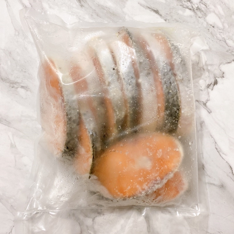 低GI 冷凍 薄切鮭魚片 168便當專用 10片/包 900g 煎/烤/氣炸 快速上桌