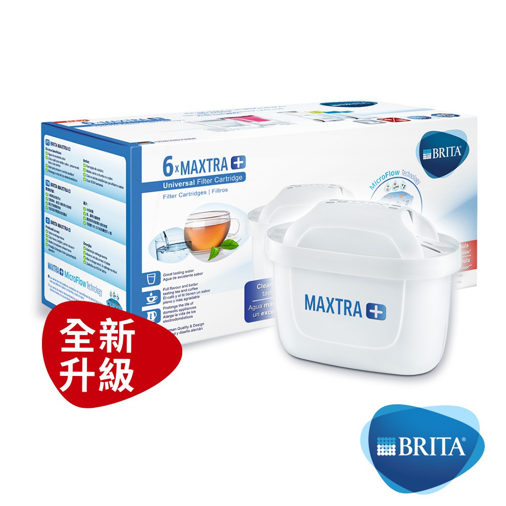 【 BRITA 】MAXTRA PLUS 濾芯 6入 濾水壺專用