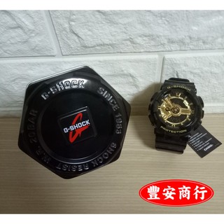 豐安商行~CASIO 卡西歐 G-SHOCK 霸王黑金潮流運動錶-GA-110GB-1ADR(二手手錶 正品 九成新)