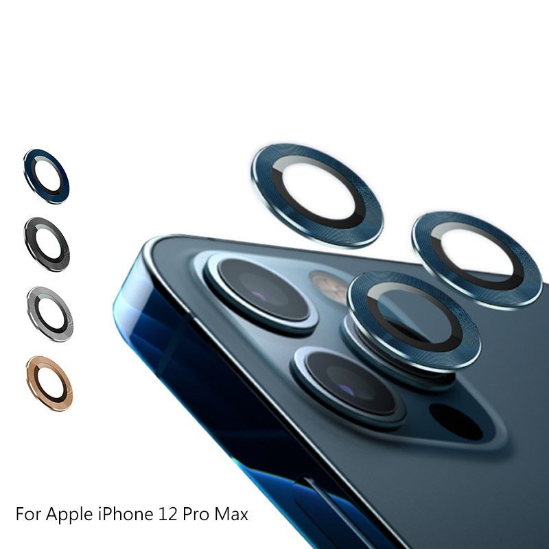 VICTOR Apple iPhone 12 Pro Max 鏡頭貼(三片裝) 鏡頭保護貼 鏡頭玻璃貼