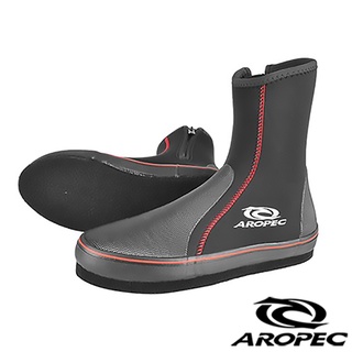 AROPEC Hovercraft 氣墊船長筒毛氈底潛水鞋(黑紅)