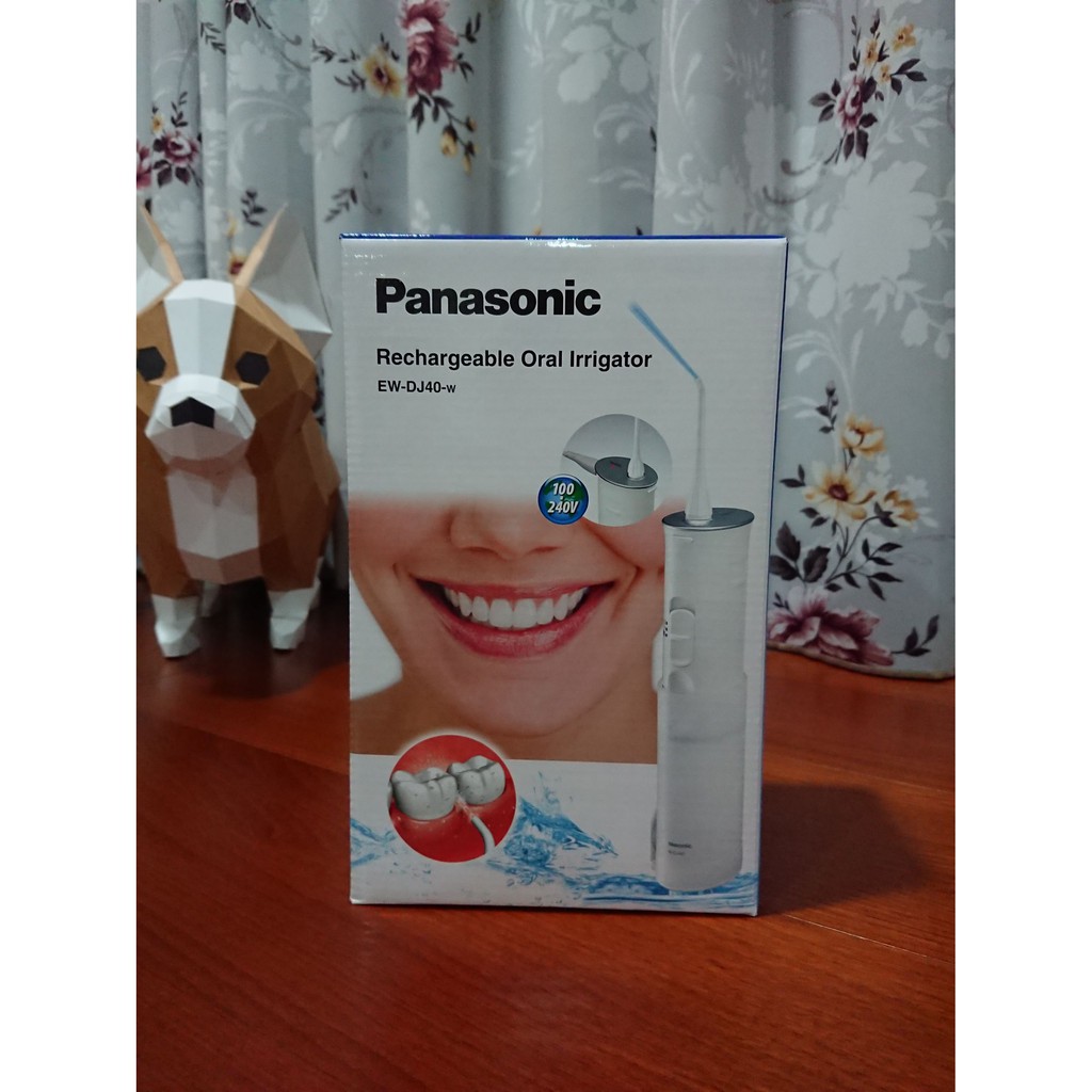 Panasonic 國際牌 噴射水流攜帶型沖牙器 (EW-DJ40-W) 全新 (限Aero購買)