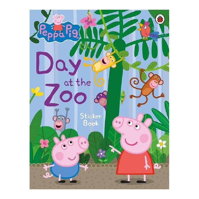 Peppa Pig: Day at the Zoo Sticker Book/佩佩豬的動物園一日遊/貼紙遊戲書/Ladybird eslite誠品