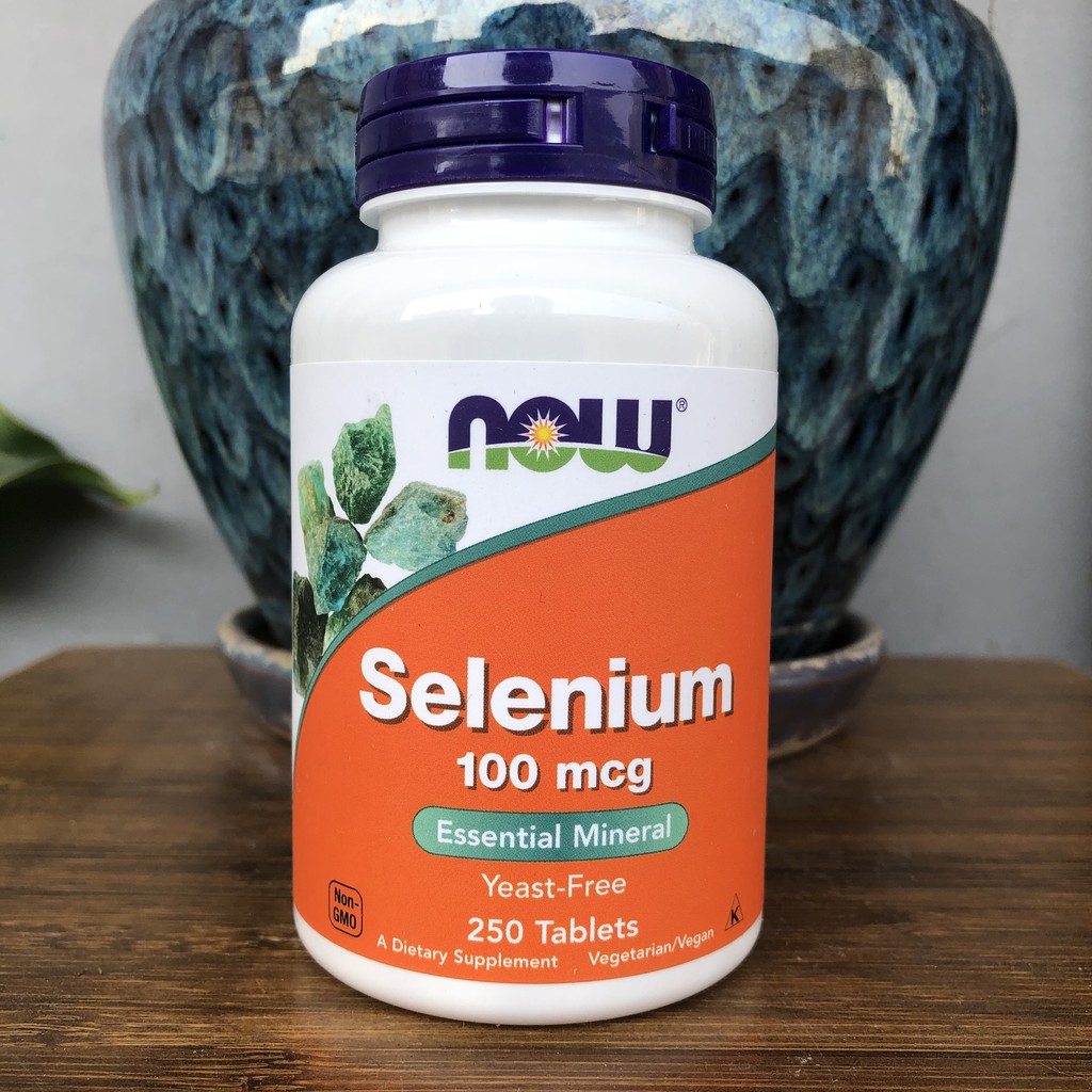 美連大健康美國Now Foods selenium 硒元素補充劑無酵母100mcg 250錠| 蝦皮購物