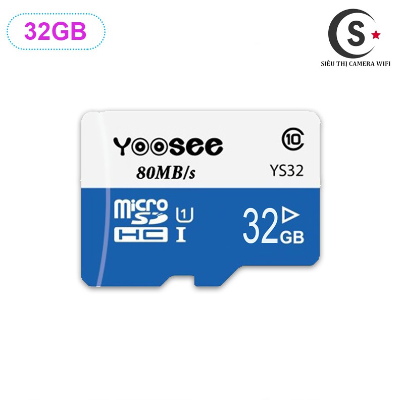 Yoosee 32GB 相機存儲卡,10 級標準讀取速度