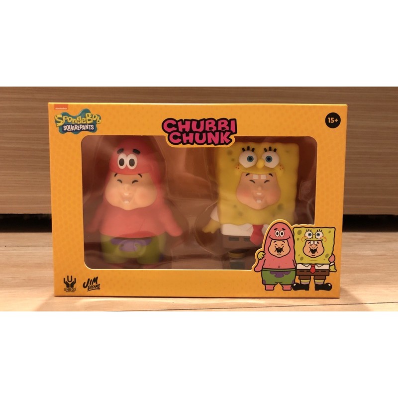 Unbox x Spongebob x Chubbi Chunk 小胖子 海綿寶寶 派大星