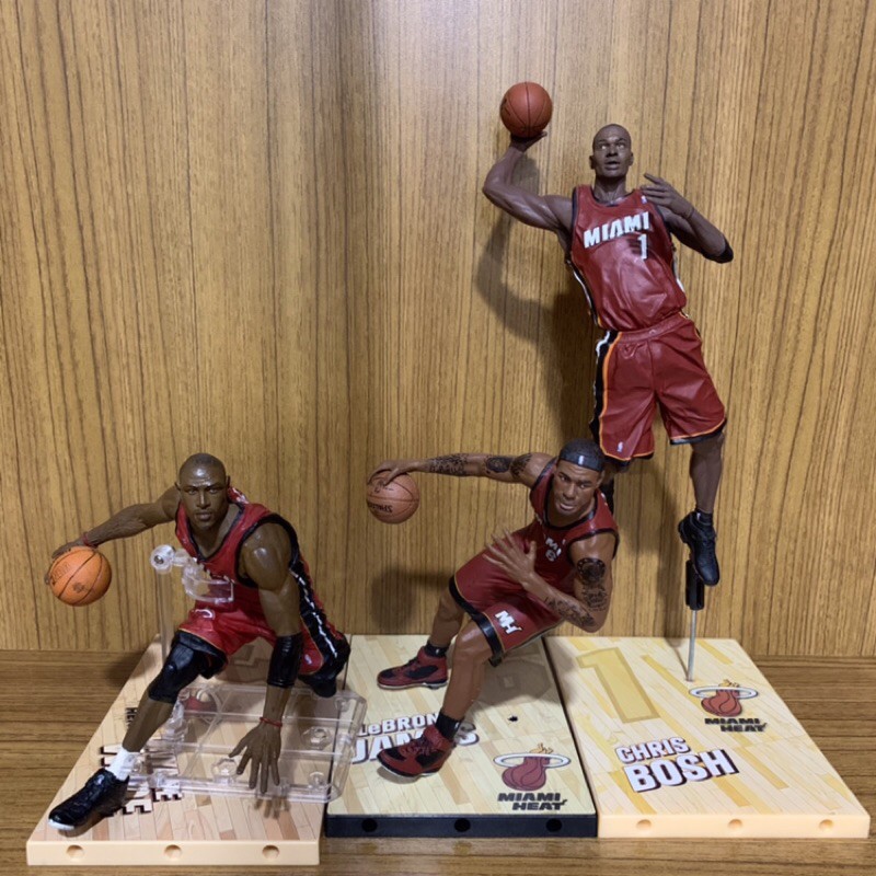 NBA 麥法蘭 Mcfarlane 冠軍 三巨頭 熱火 James Wade Bosh