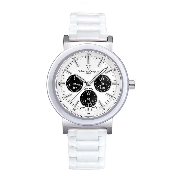 🐻被被熊🐻總代理貨 范倫鐵諾古柏 Valentino Coupeau 香榭 三眼 陶瓷 腕錶 手錶 手表 17