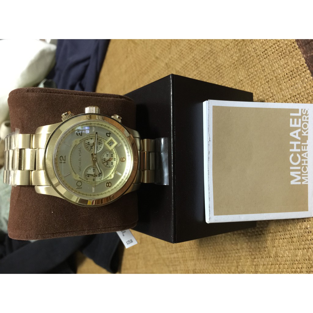 MICHAEL KORS 金色男用手表