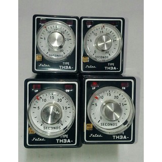 🌞二手現貨保固 臺灣製JETEC繼電器TH3A-黑色30S 30秒AC110V定時器TIMER時間電驛RELAY計時器